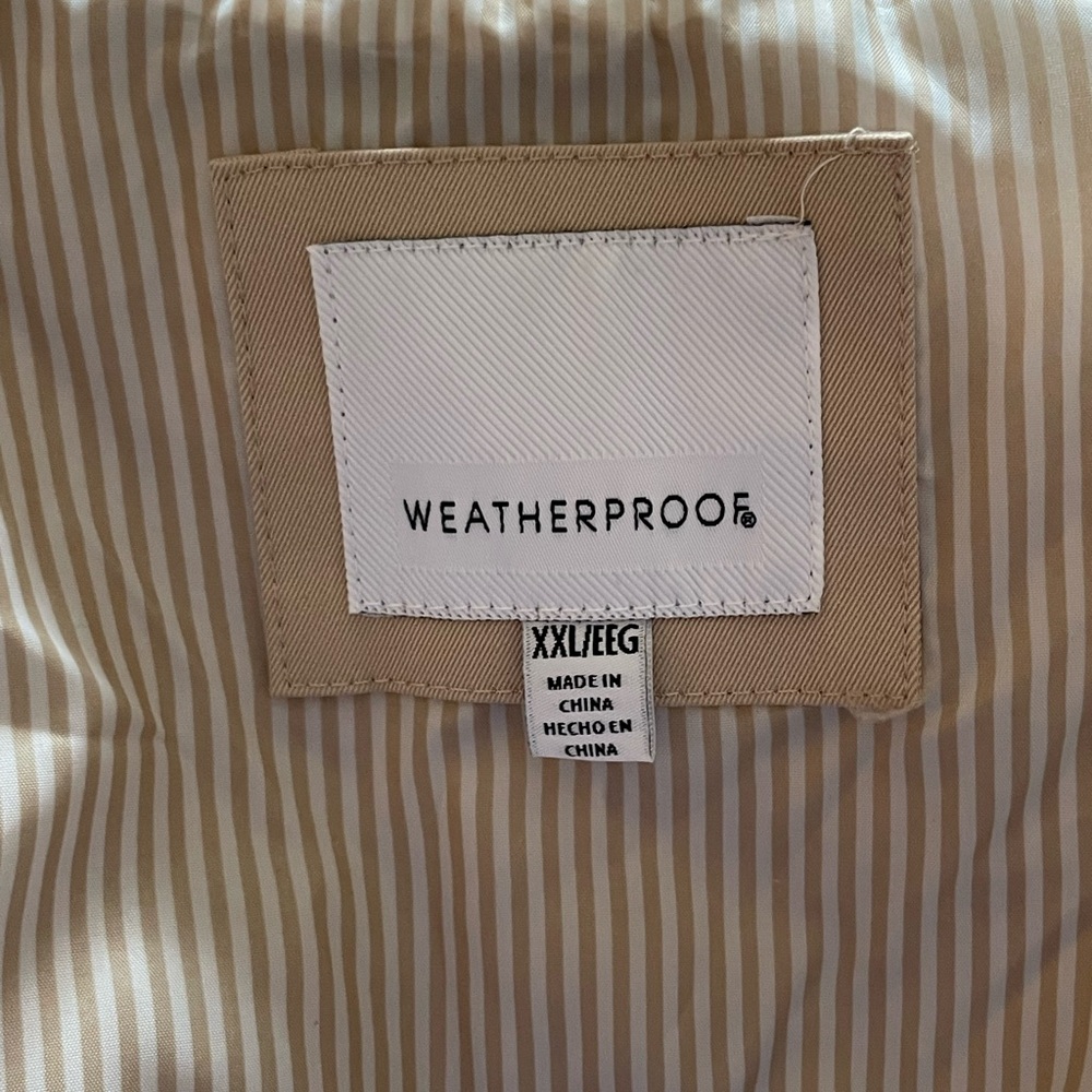 Weatherproof Women's Light Beige Trench Coat with Belt - Picture 5 of 7